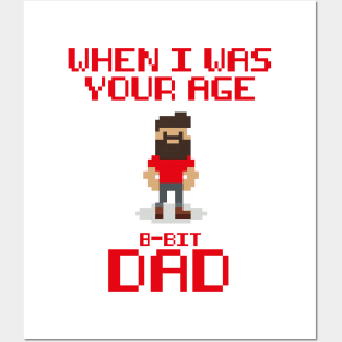 8 Bit Dad Posters and Art